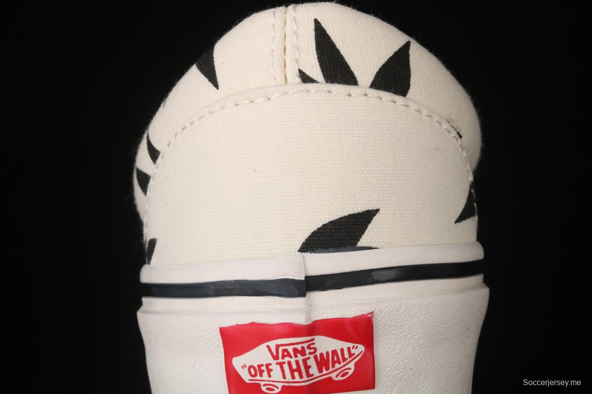 Vans Og Era Lx 2021 new high-end Korean version Baitai Maple Leaf White low-top board shoes VN0A4BVA01Z