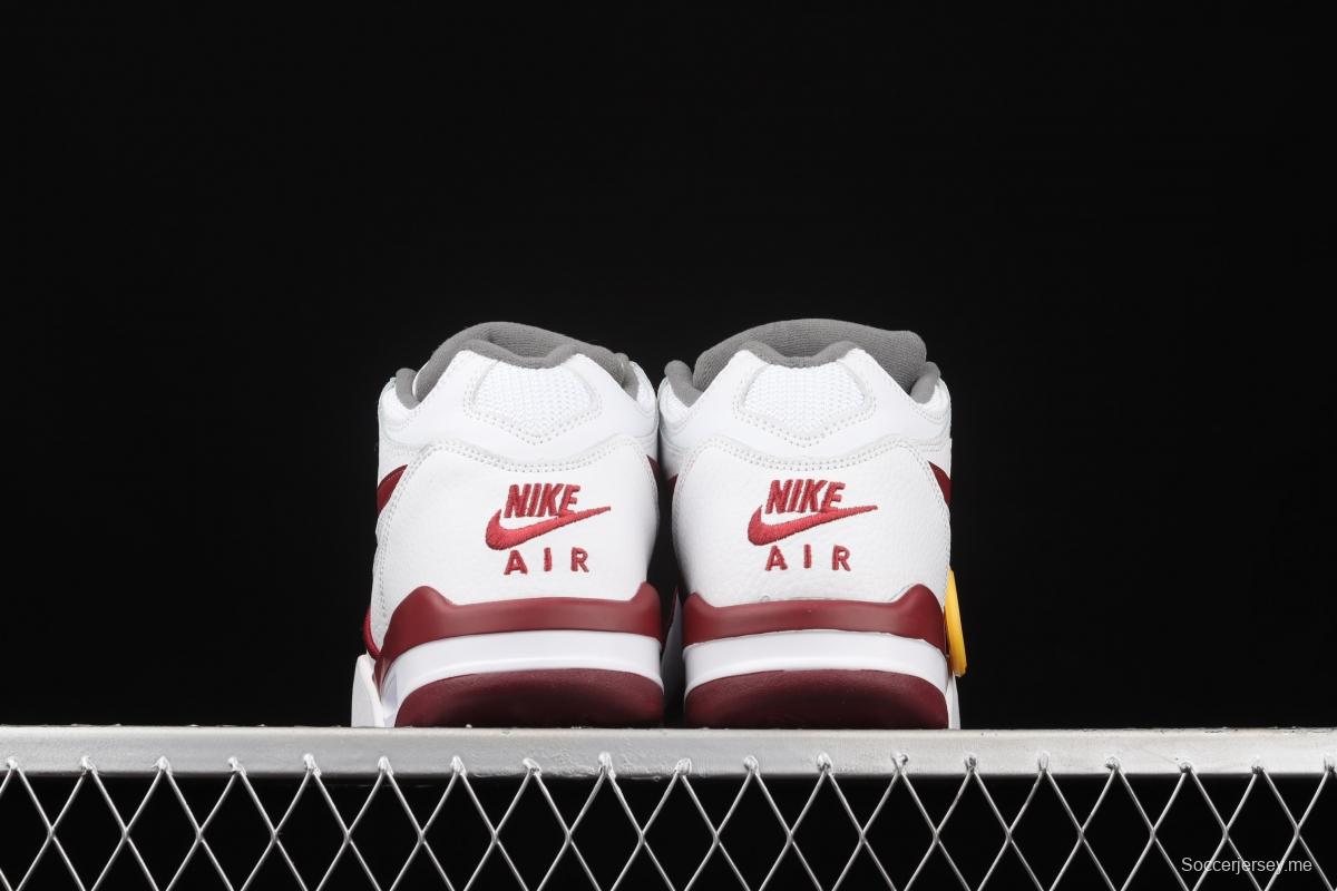 NIKE Air Flight 89 white and red air cushion basketball shoes DD1173-100