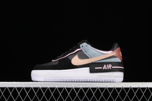 NIKE Air Force 1 ShAdidasow light weight heightened low-top 100-board shoes CU5315-001