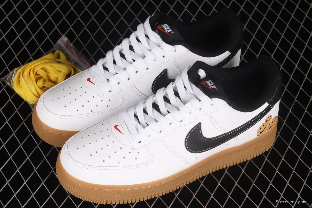 NIKE Air Force 1 Have A Nike Day smiley face low-top casual board shoes DO5856-100