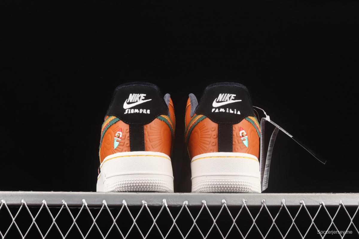 NIKE Air Force 1x 07 Low Siempre Familia Mexican style Day of the Dead low upper board shoes DO2157-816