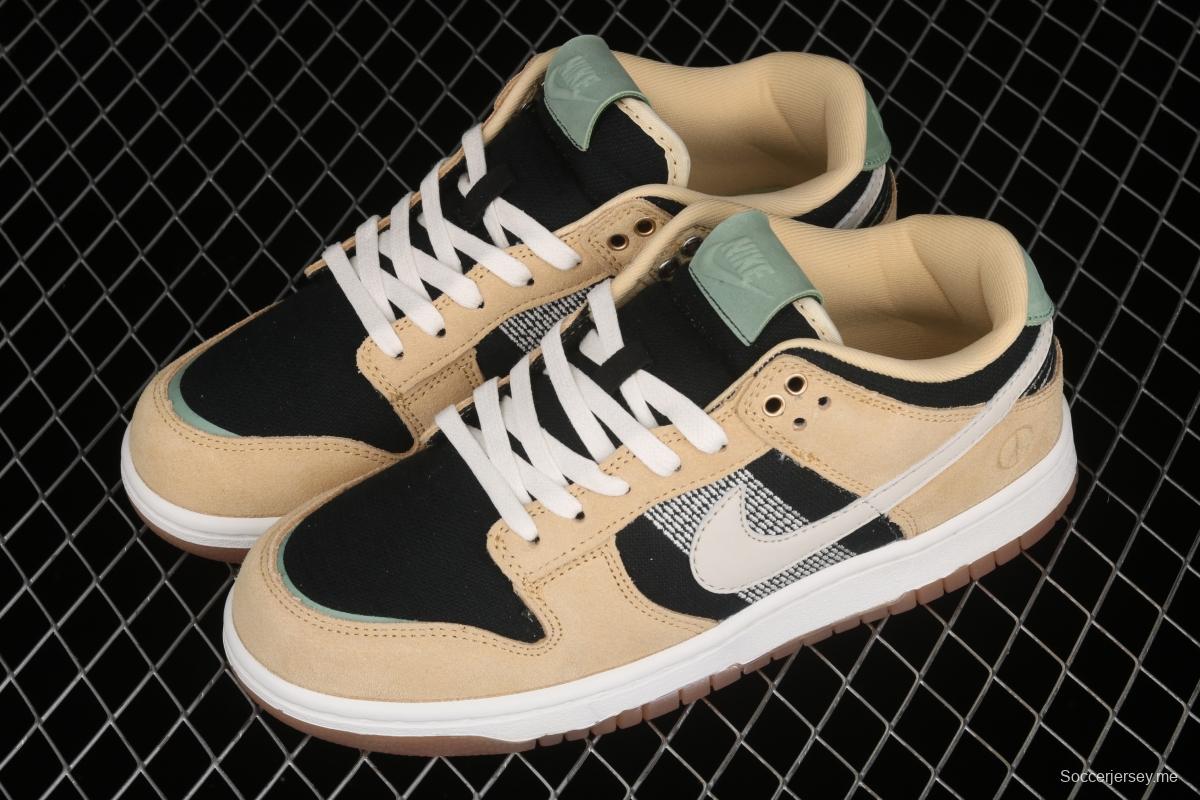 NIKE SB Low DUNK Rooted in Peace embroidery earth color limited low-top skateboard shoes DJ4671-294