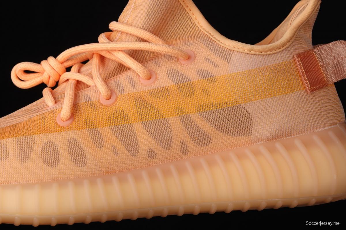 Adidas Yeezy Boost 350V2 Mono Mist GW2870 Darth Coconut 350 second generation ice silk series misty orange color BASF popcorn