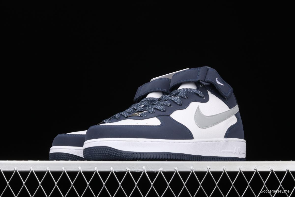 NIKE Air Force 11607 Mid midnight blue Zhongbang casual board shoes AQ2263-115