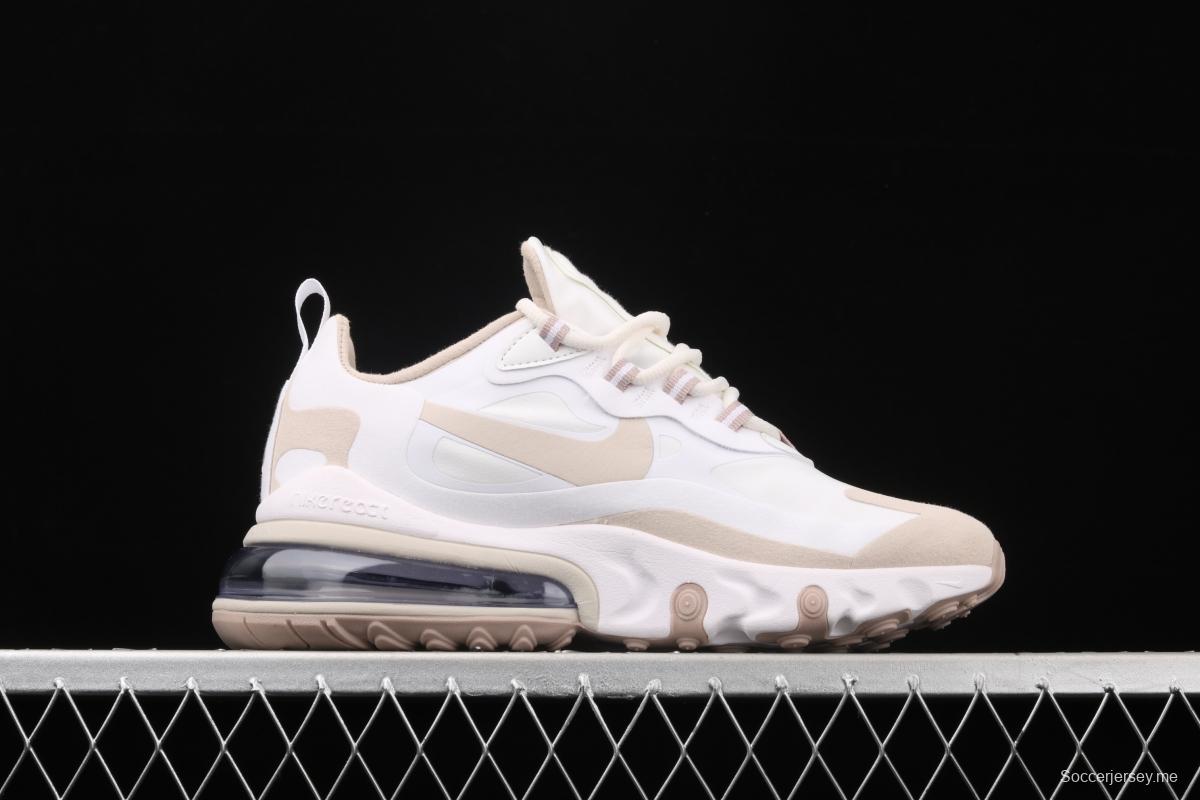 NIKE Air Max 270React new high-frequency mesh hollowing out function half-palm air cushion running shoes CJ0619-102