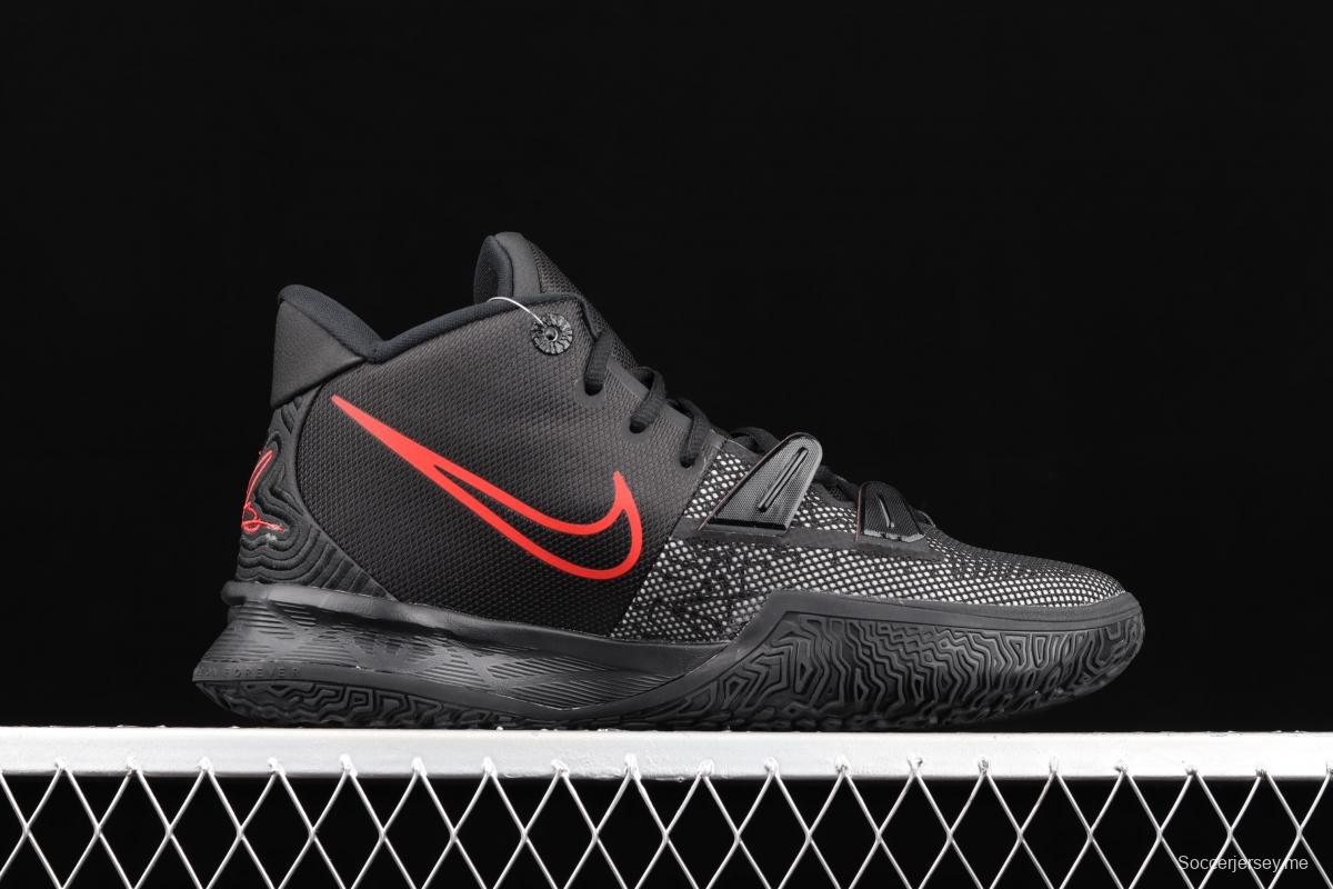 NIKE Kyrie 7 BRED Owen 7th generation black and red CQ9327-001