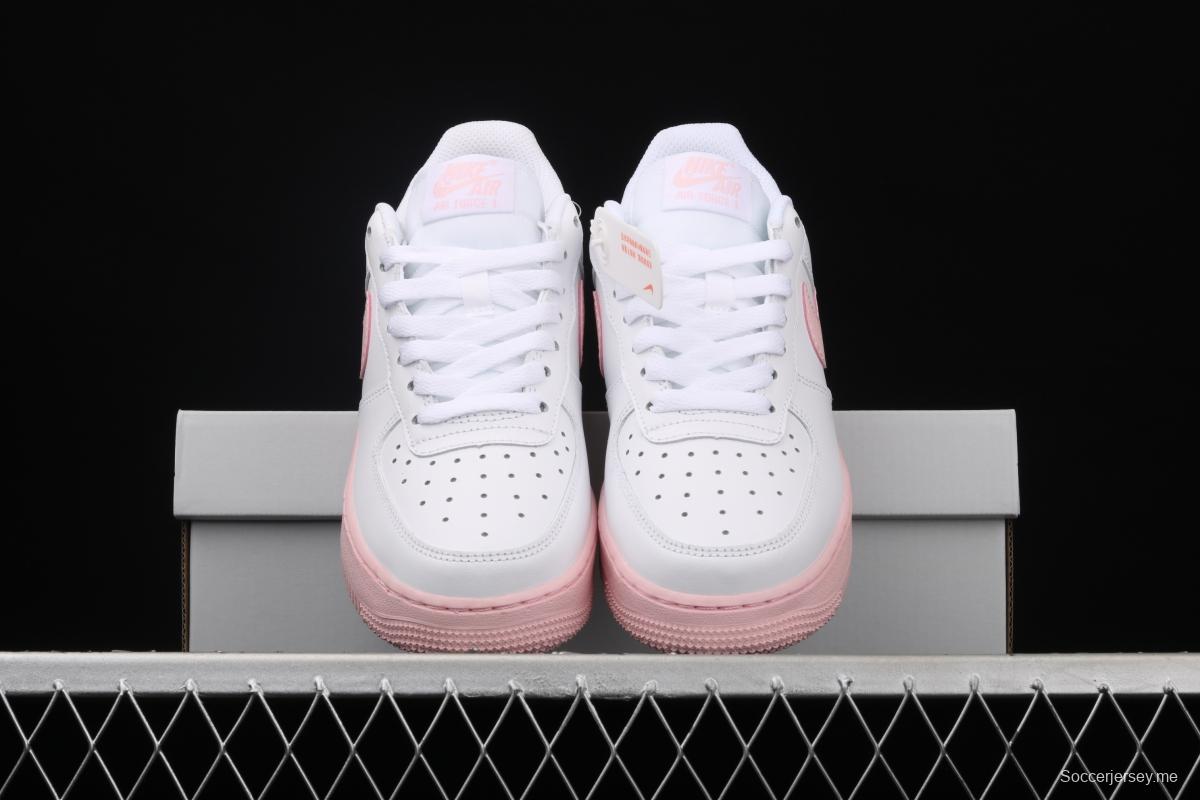 NIKE Air Force 1 Low GS girl powder accessories low upper board shoes CV7663-100