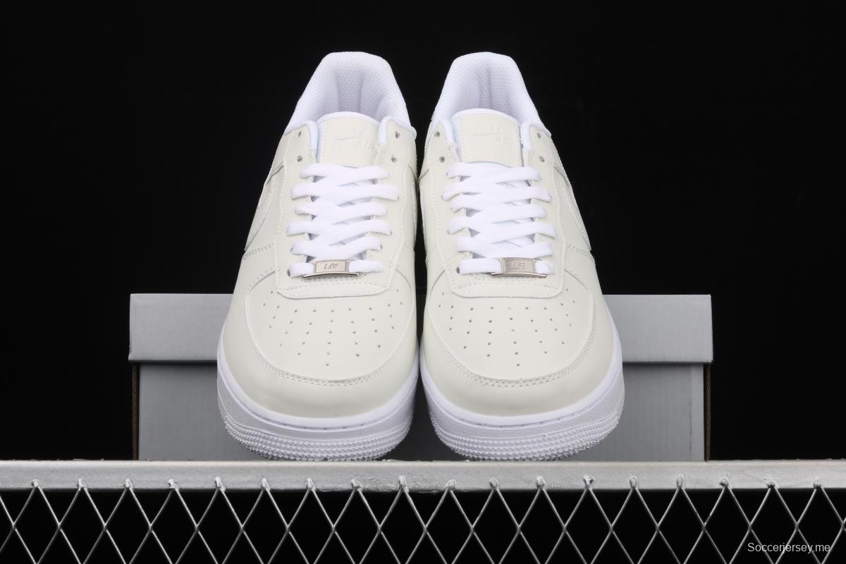 NIKE Air Force 1 Reflective Pearl White 3M reflective low-top casual board shoes DC2062-100