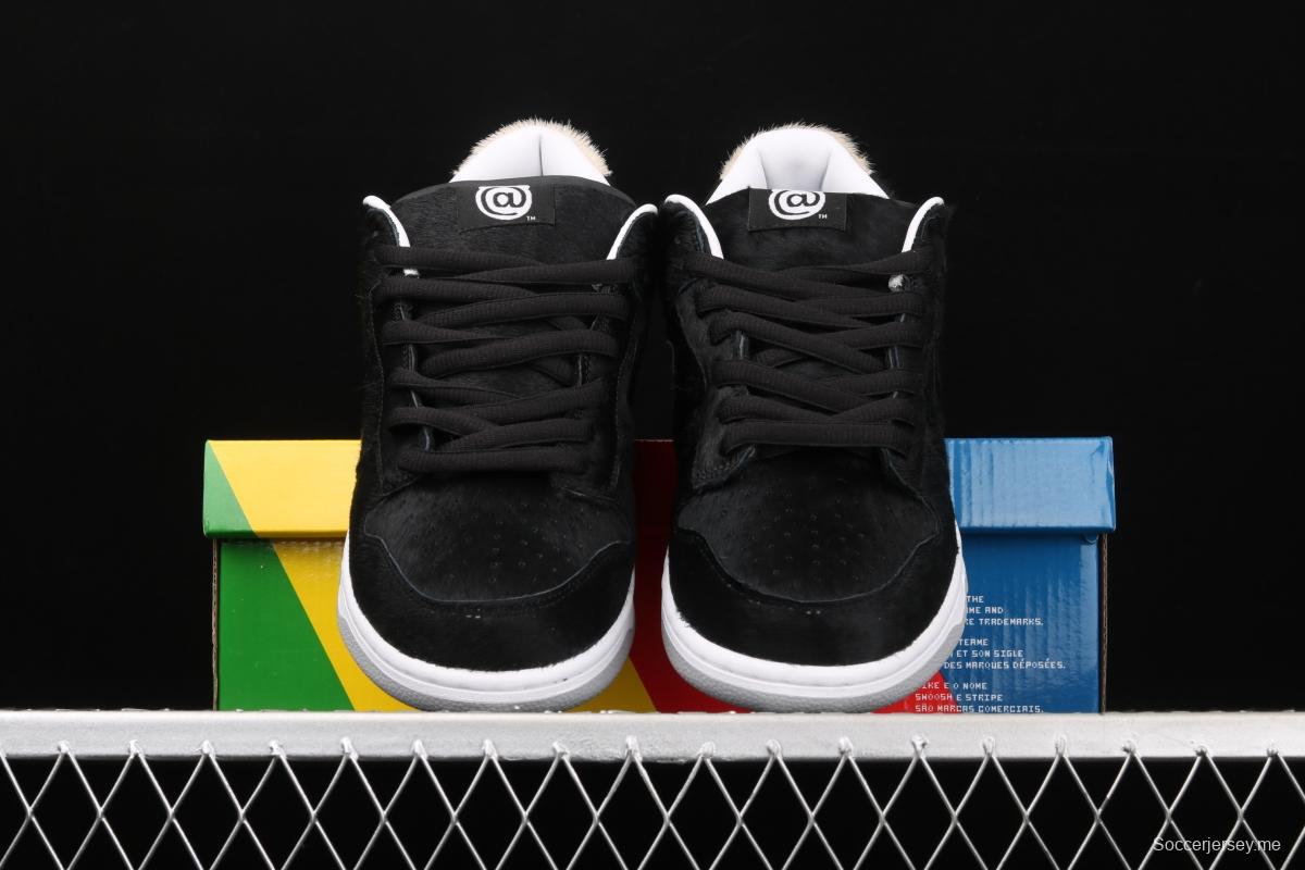 NIKE SB DUNK Low black horse hair joint name dunk series retro low-side leisure sports skateboard shoes CZ5127-001