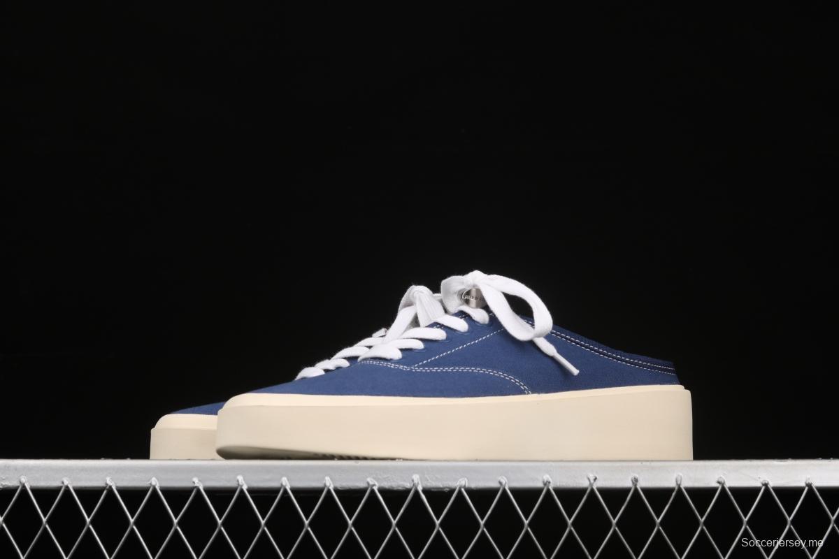 Fear Of God breathable canvas trend leisure semi-dragged blue and white color matching