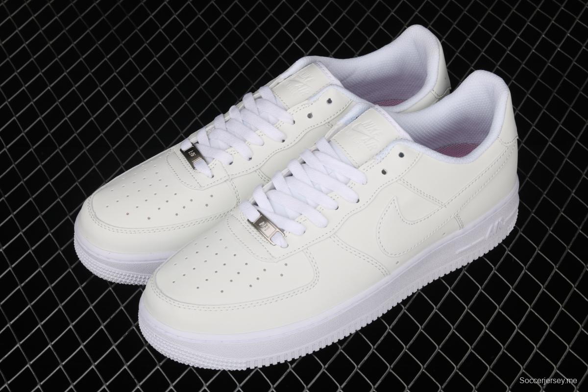 NIKE Air Force 1 Reflective Pearl White 3M reflective low-top casual board shoes DC2062-100