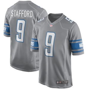 Men's Matthew Stafford Silver Alternate Player Limited Team Jersey