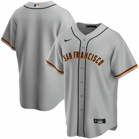 Men's Gray Road 2020 Team Jersey