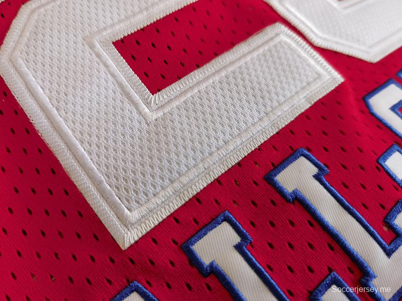 Men's Michael Jordan Red Retro Classic Team Jersey