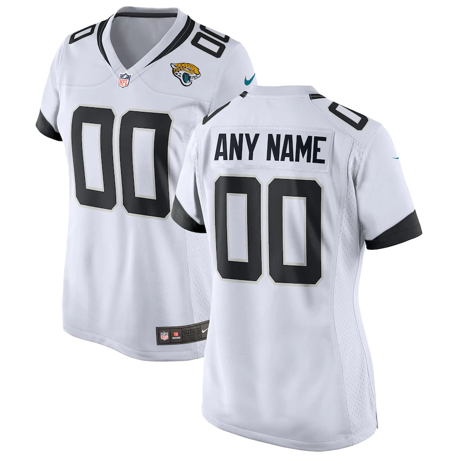 Women's White Custom Game Team Jersey