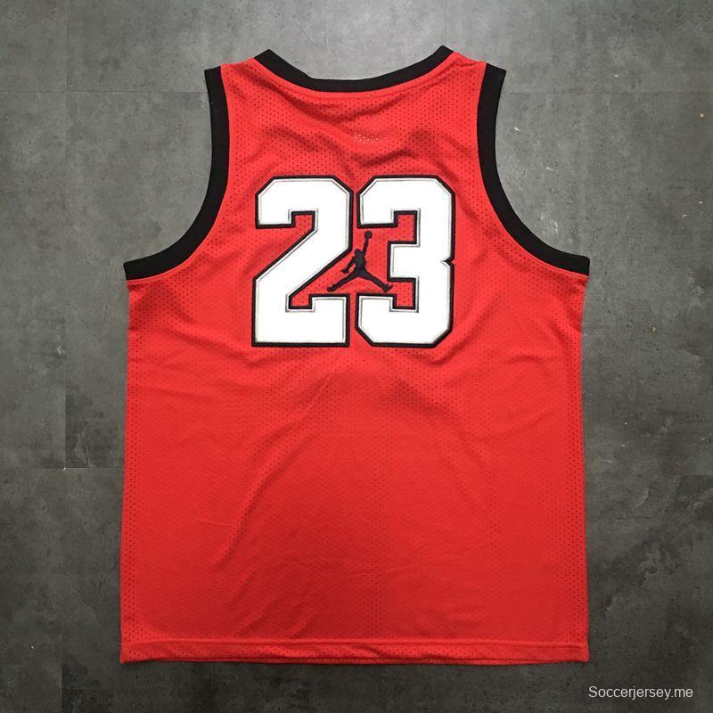 Men's Michael Jordan Red Retro Classic Team Jersey