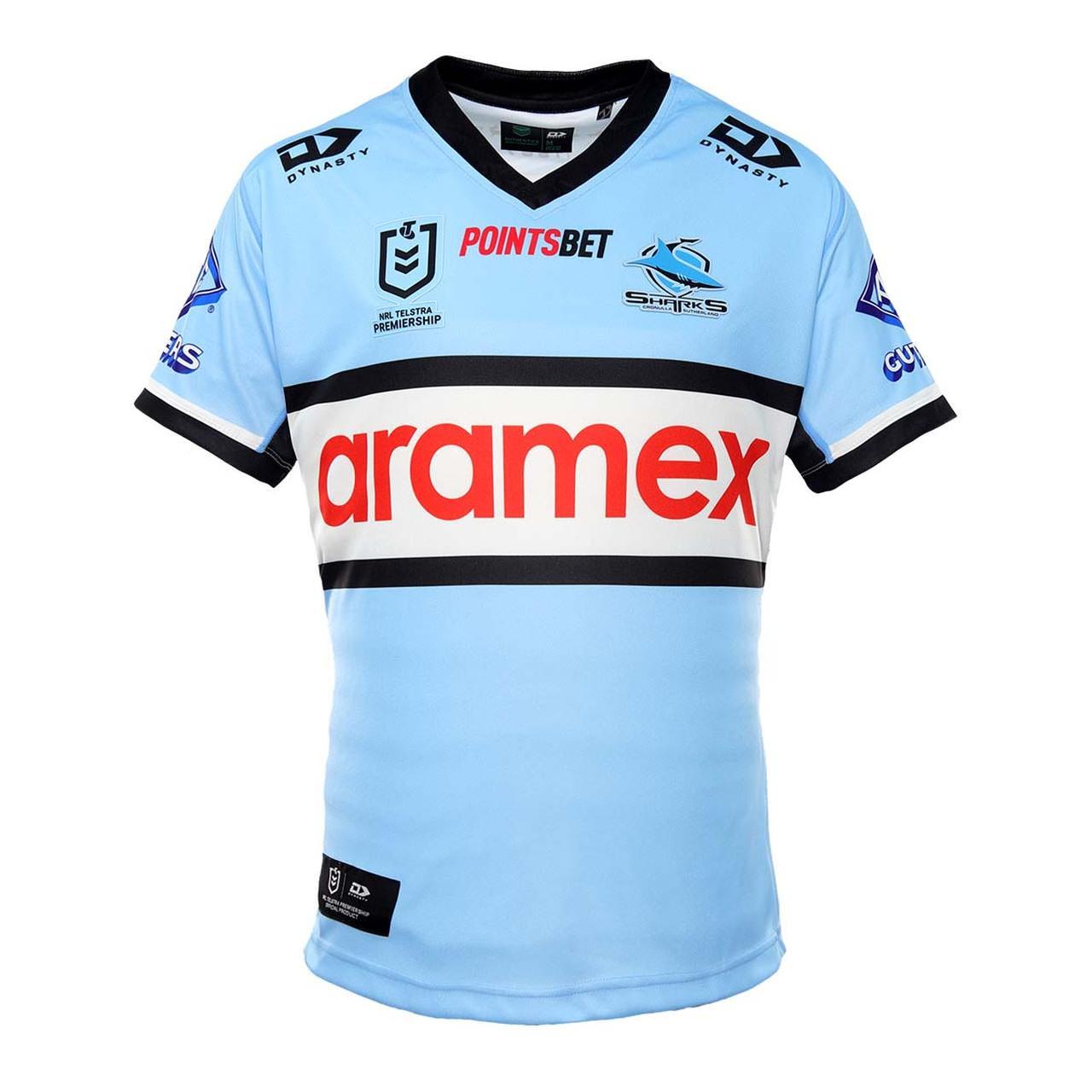 Cronulla-Sutherland Sharks 2022 Men's Home Rugby Jersey