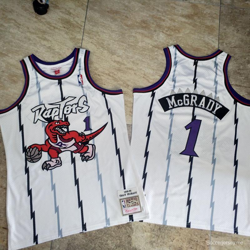 Men's Tracy McGrady White Retro Classic Team Jersey