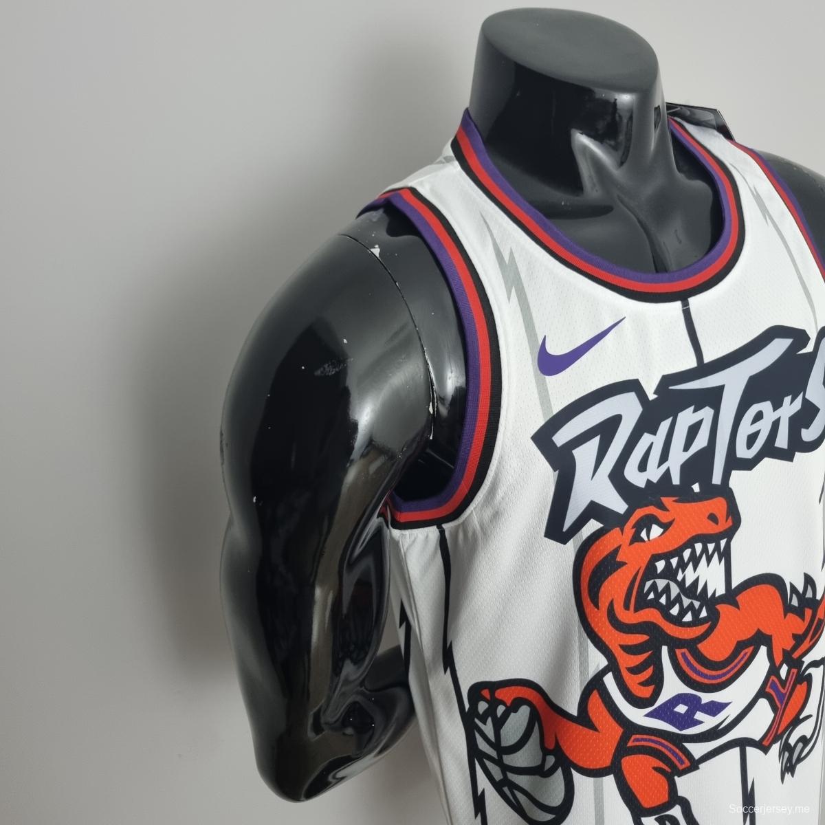 قميص تورونتو رابتورز تورونتو رابتورز ماكريدي # 1 قميص أبيض لكرة السلة للمحترفين
