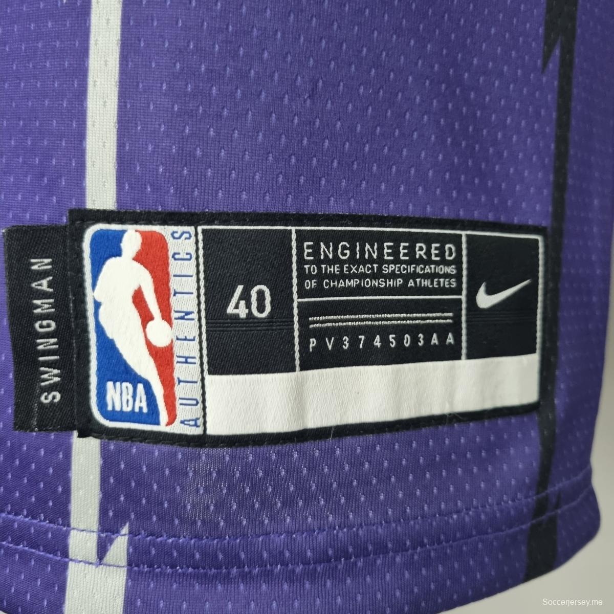 قميص تورونتو رابتورز تورونتو رابتورز ماكريدي # 1 قميص دوري كرة السلة الأمريكي للمحترفين البنفسجي
