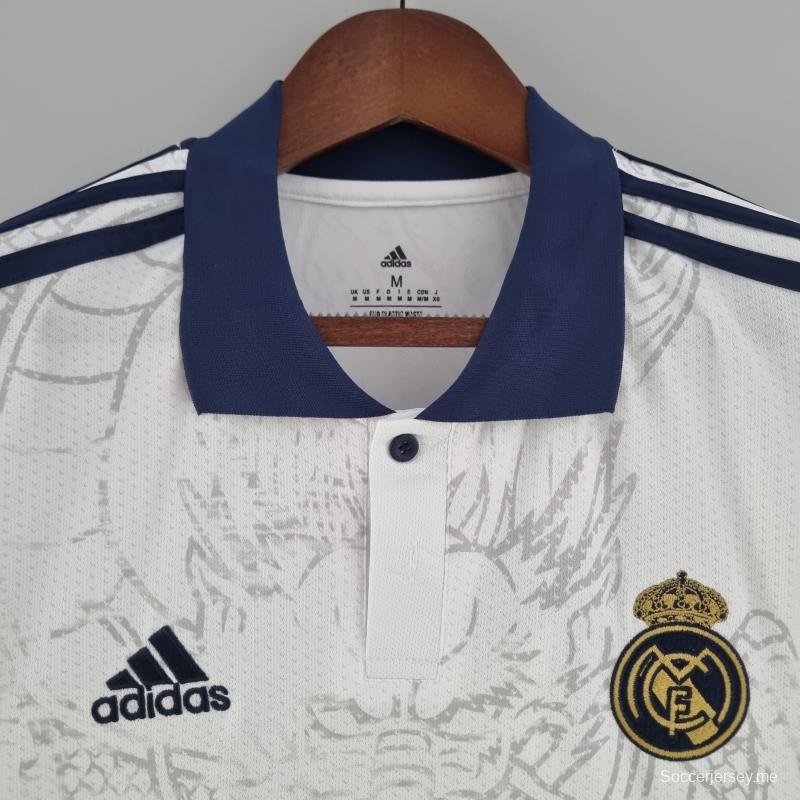 22/23 22/23 ريال مدريد التنين الصيني الأبيض
