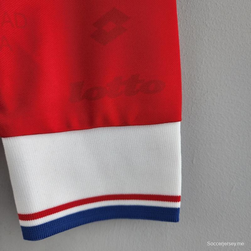 قميص كرة قدم بأكمام طويلة ريترو 1996 ديبورتيفو يونيفرسيونيفيرسياد كاتوليكا الثالث
