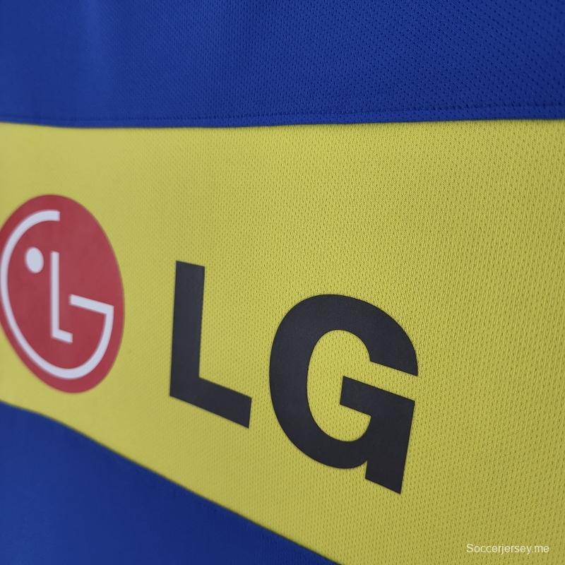 قميص بوكا جونيورز 10/11 ريترو 10/11 كرة القدم الأساسي
