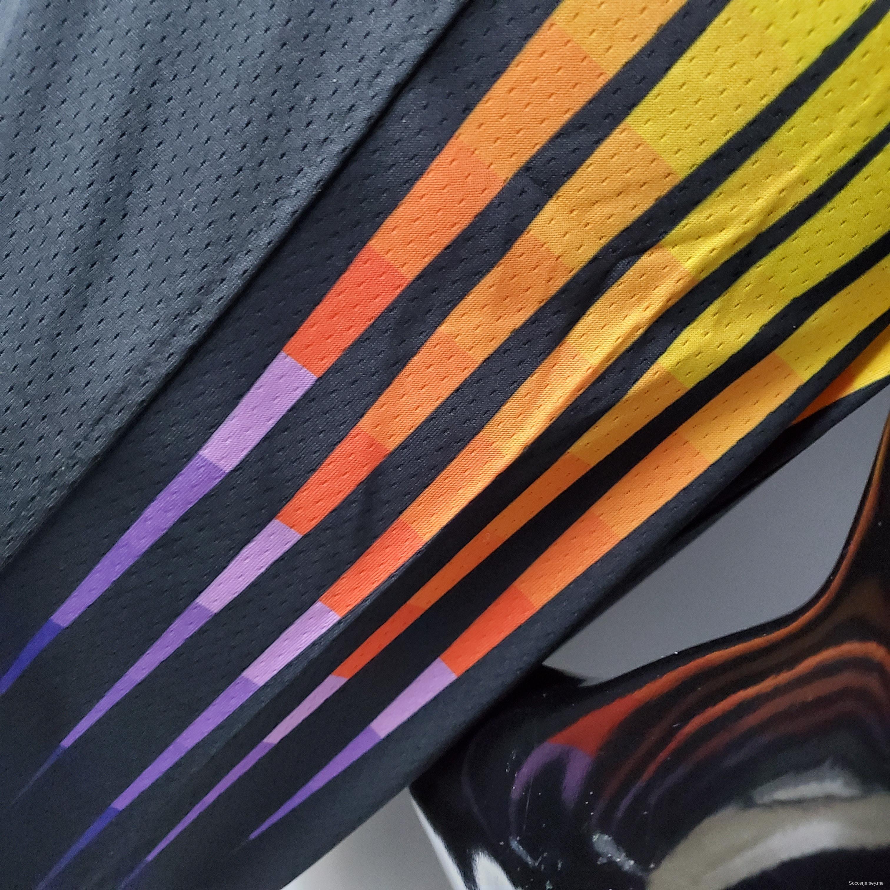 2022 موسم 2022 صنز صنز بول بول # 3 إصدار مدينة صنز 2022 قميص دوري كرة السلة الأمريكي للمحترفين أسود اللون
