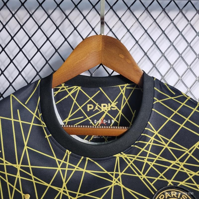 22/23 قميص فريق باريس سان جيرمان فورث بلاك جيرسي
