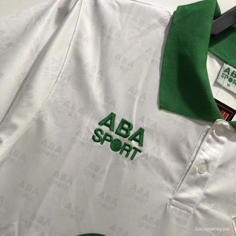 قميص كرة قدم أبيض عتيق موديل 1995 مكسيكو أترو 1995
