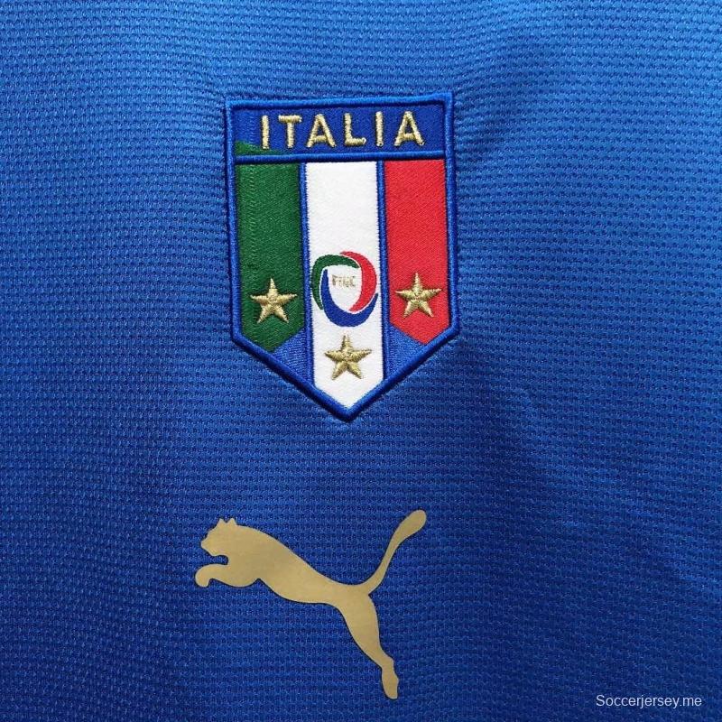 قميص المنتخب الإيطالي لكرة القدم الإيطالي 2006 ريترو 2006
