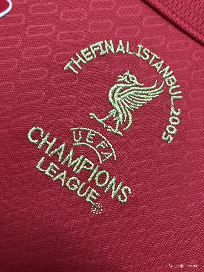 قميص كرة القدم الأساسي لليفربول 04/05 ريترو 04/05
