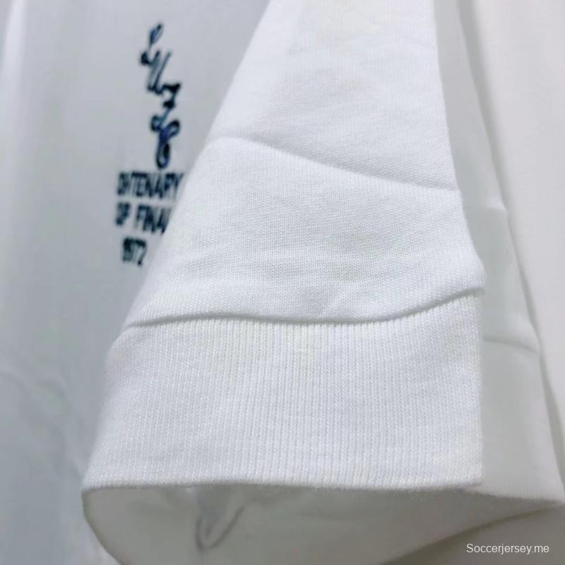 قميص فريق ليدز يونايتد لكرة القدم الأساسي عتيق موديل 1972
