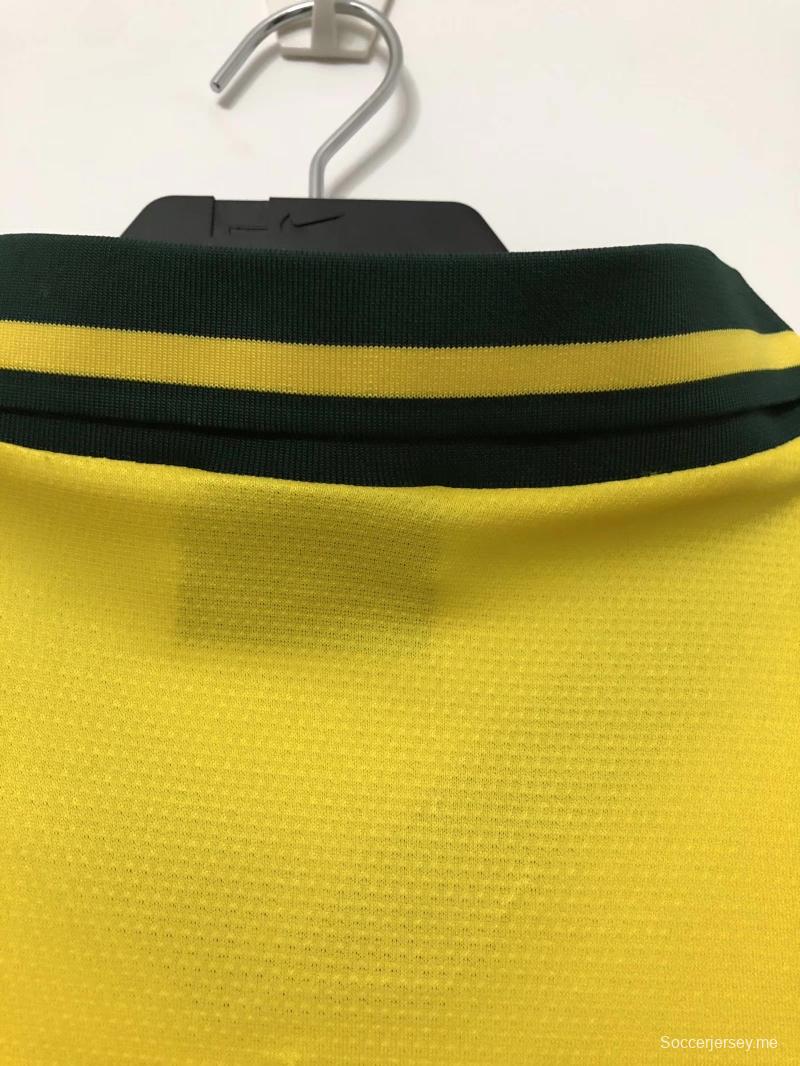 قميص البرازيل 1994 ريترو 1994 لكرة القدم الأساسي للبرازيل
