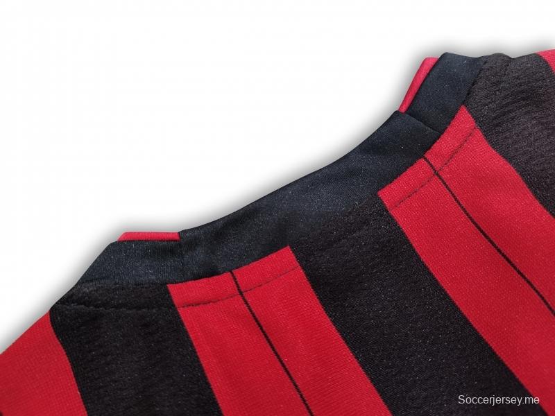 قميص ريترو للأطفال لموسم 2013/14 2013/14 ميلان الإيطالي لكرة القدم الأساسي
