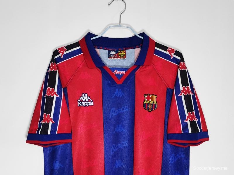 قميص كرة القدم الأساسي لبرشلونة 1995/97 ريترو 1995/97
