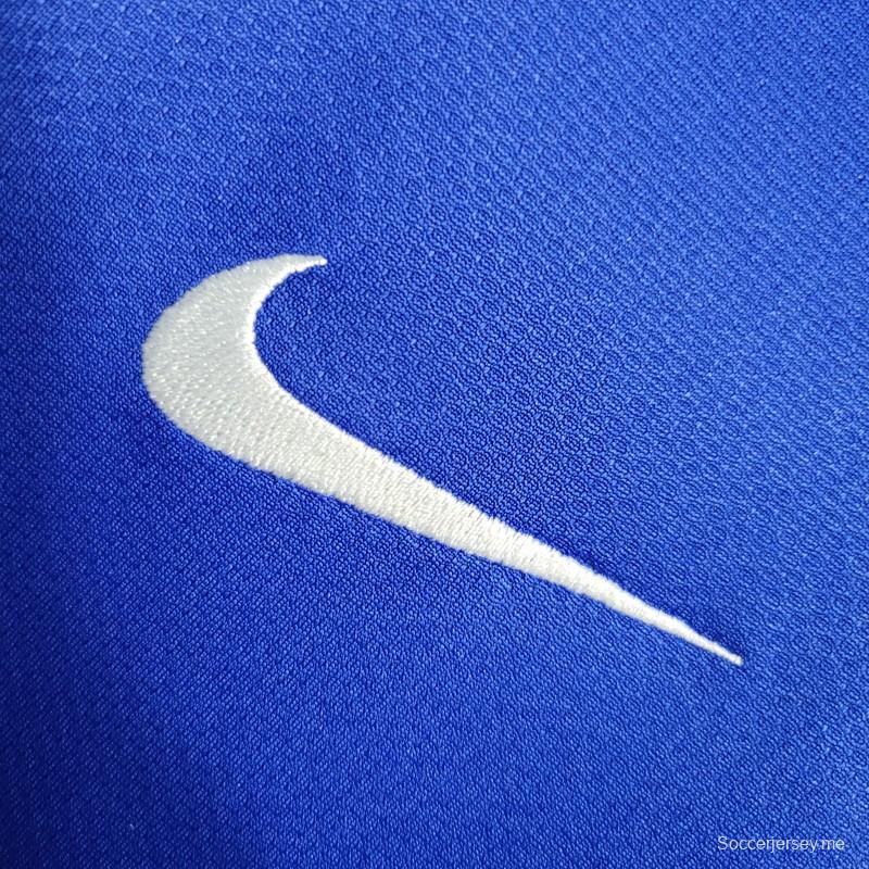 قميص أزرق ريترو 2006 البرازيل 2006 ذهاباً وإياباً
