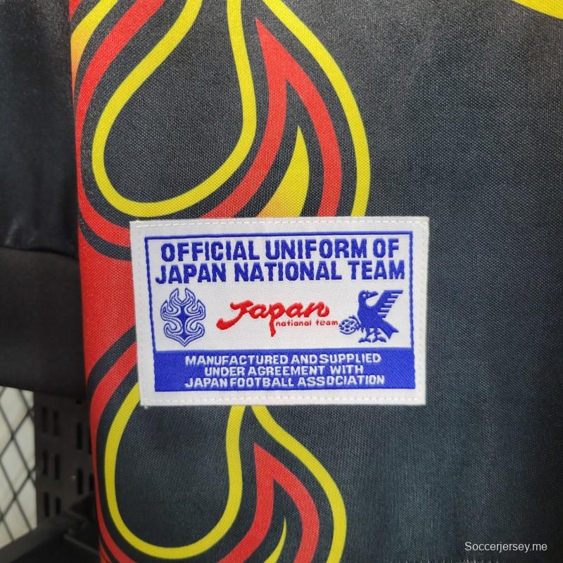 قميص ريترو 1998 حارس مرمى اليابان باللون الأحمر الملتهب
