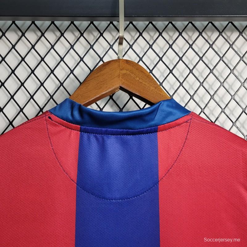 قميص كرة القدم الأساسي لبرشلونة 07-08 ريترو 07-08

