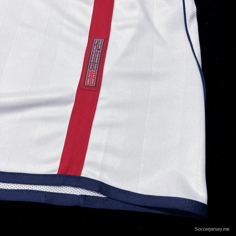 قميص ريترو بأكمام طويلة ريترو 2002 إنجلترا 2002
