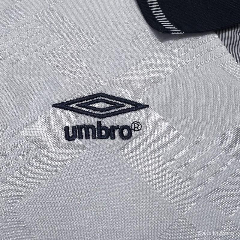 قميص منتخب إنجلترا لكرة القدم الأساسي ريترو 1990
