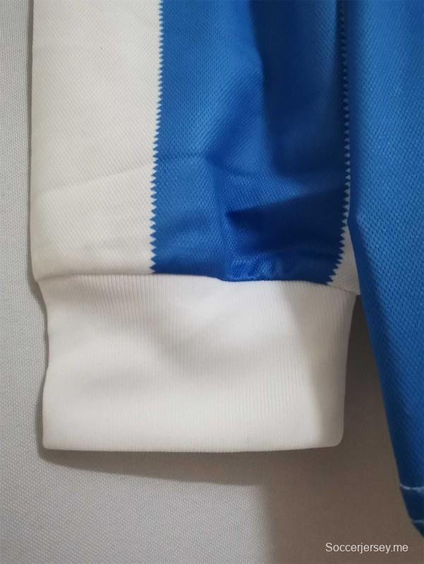 قميص المنتخب الأرجنتيني بأكمام طويلة الأكمام ريترو 1986
