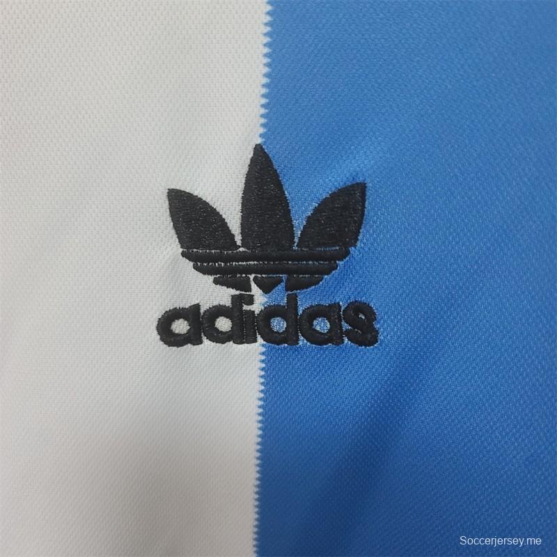 قميص المنتخب الأرجنتيني بأكمام طويلة الأكمام ريترو 1978
