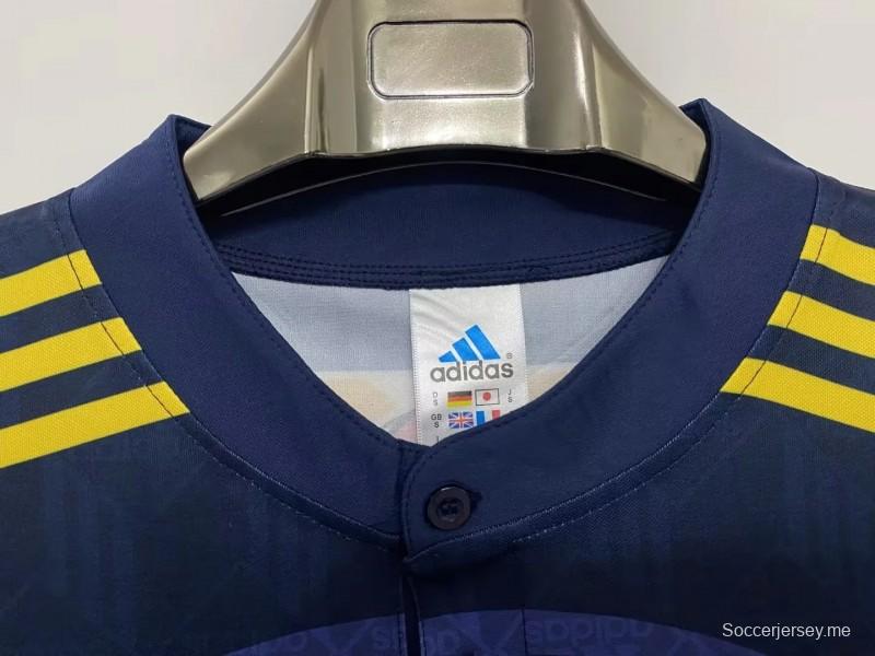 قميص ريترو 98/99 كلوب أمريكا أفرو أزرق اللون الأزرق
