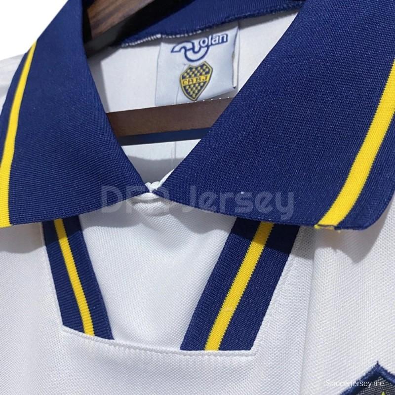 قميص ريترو 92/93 بوكا جونيورز Away أبيض اللون
