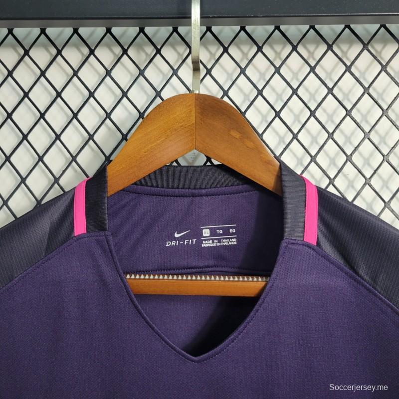 قميص ريترو 16-17 برشلونة أجايي بنفسجي بنفسجي
