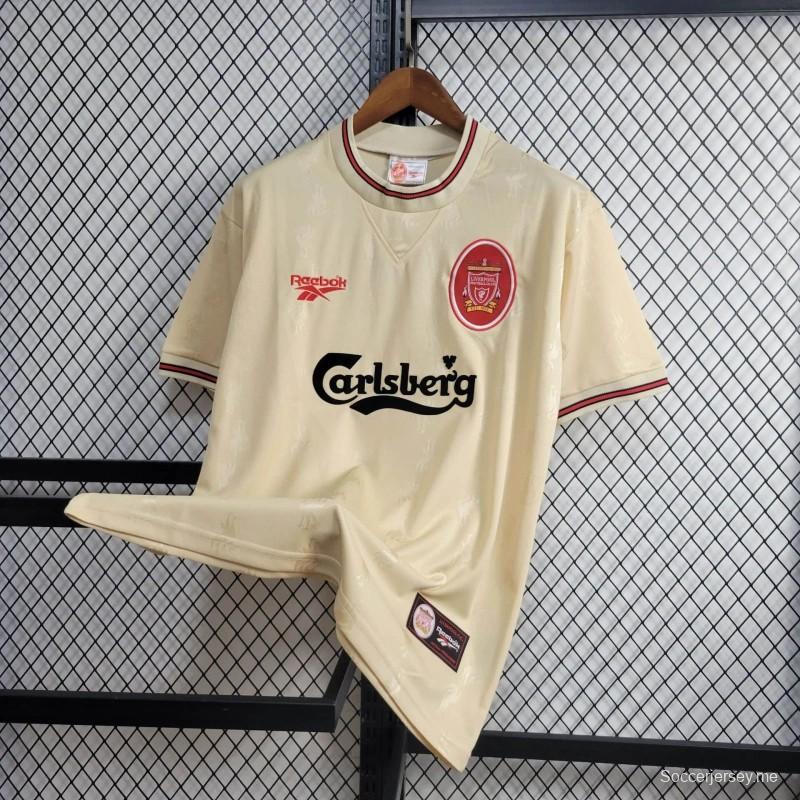 قميص فريق ليفربول 1996/1996/96 ريترو خارج الديار
