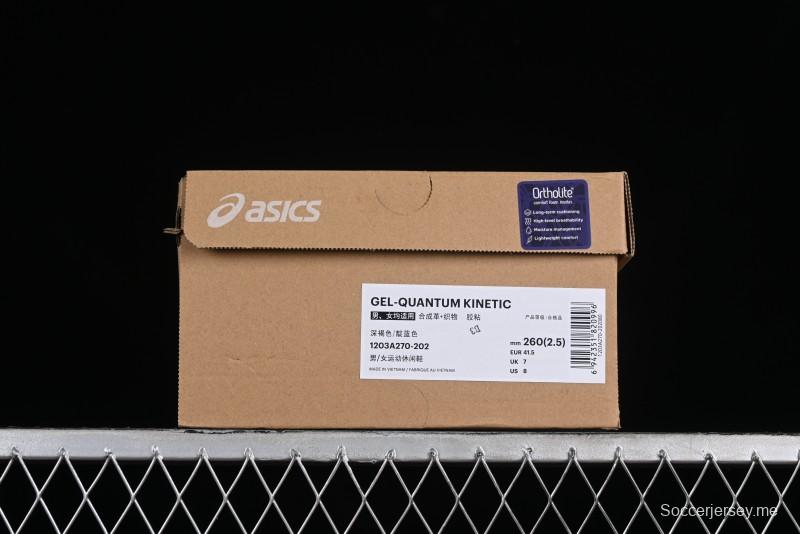 Asics Gel-Quantum Kinetic Retro Casual Sneakers with Thick Sole and GEL Scutoid Technology - 1203A270-202
