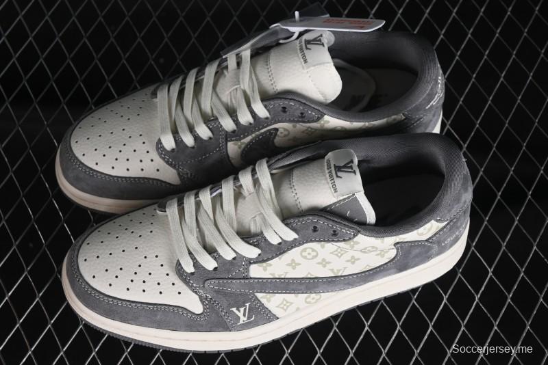 Nike Air Jordan 1 Low OG SP Travis Scott x Fragment Design Collaboration Sneakers - SJ2068-001