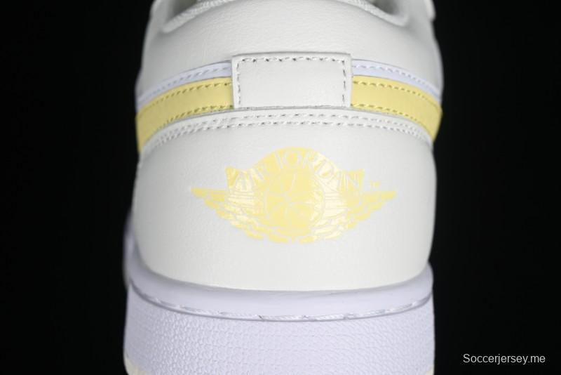 Nike Air Jordan 1 Low AJ1 Lemon Yellow Low-Top Casual Sneakers - FV8486-181